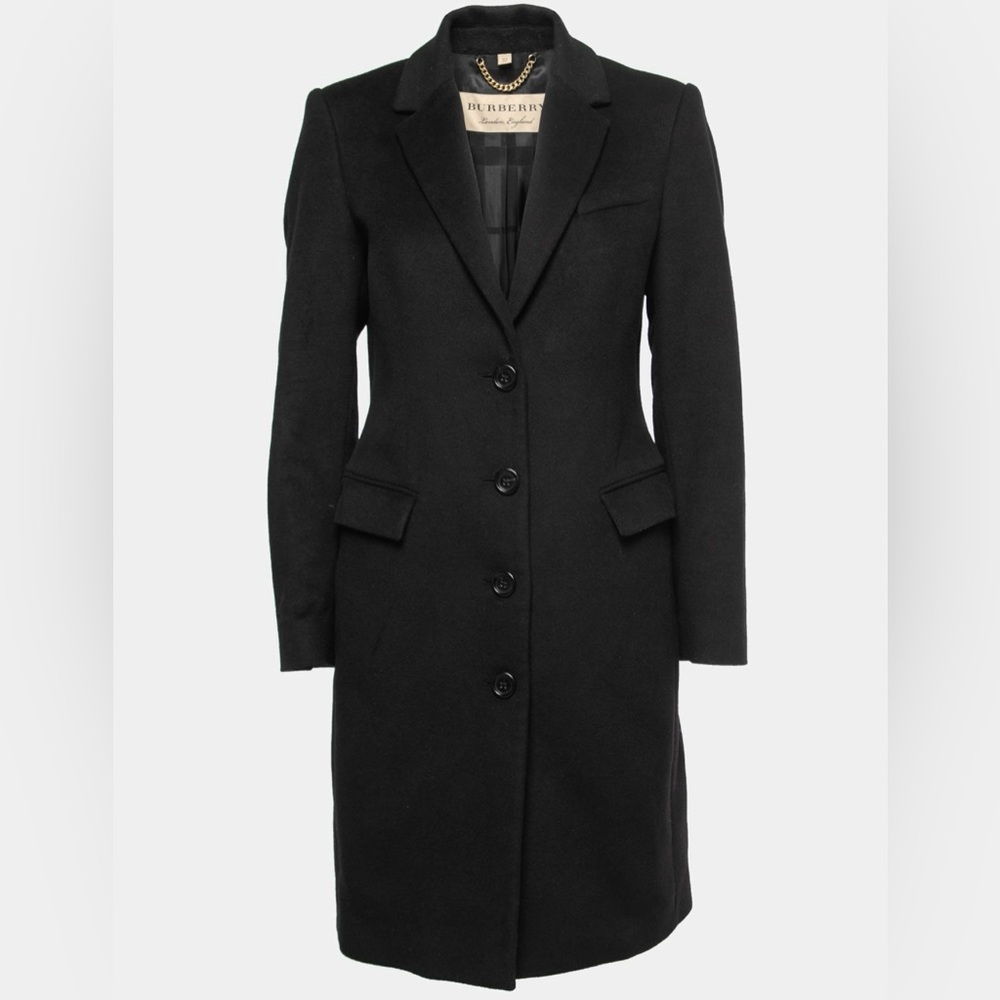 Burberry Virgin Wool & Cashmere Tailored Coat